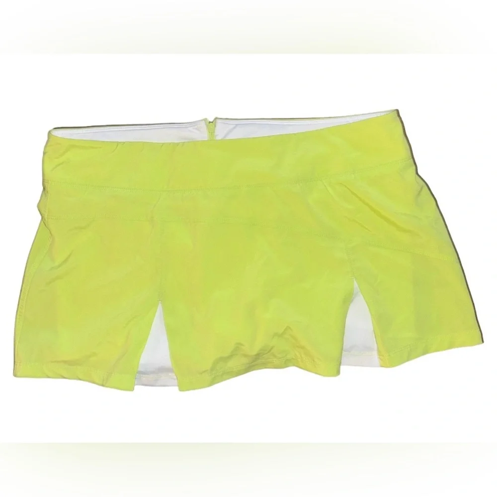 Bolle Neon Tennis Skirt with Built-in Shorts Skort - Picture 1 of 2